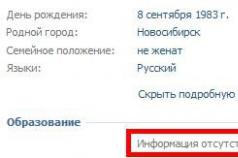 Secrets of VKontakte Commands for messages in VK