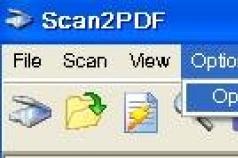 WinScan2PDF - पीडीएफ प्रारूप में स्कैन करने के लिए आवेदन, स्कैन किए गए पृष्ठों को पीडीएफ में स्कैन करना