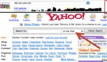 Yahoo – email with the ability to collect mail from other servers into a Yahoo mailbox